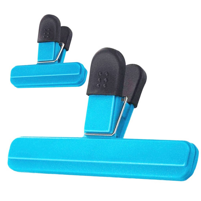 6db műanyag élelmiszer zárózsák csíptető friss nedvességálló burgonya chips képeslap zárókapcsok háztartási konyha kütyü.