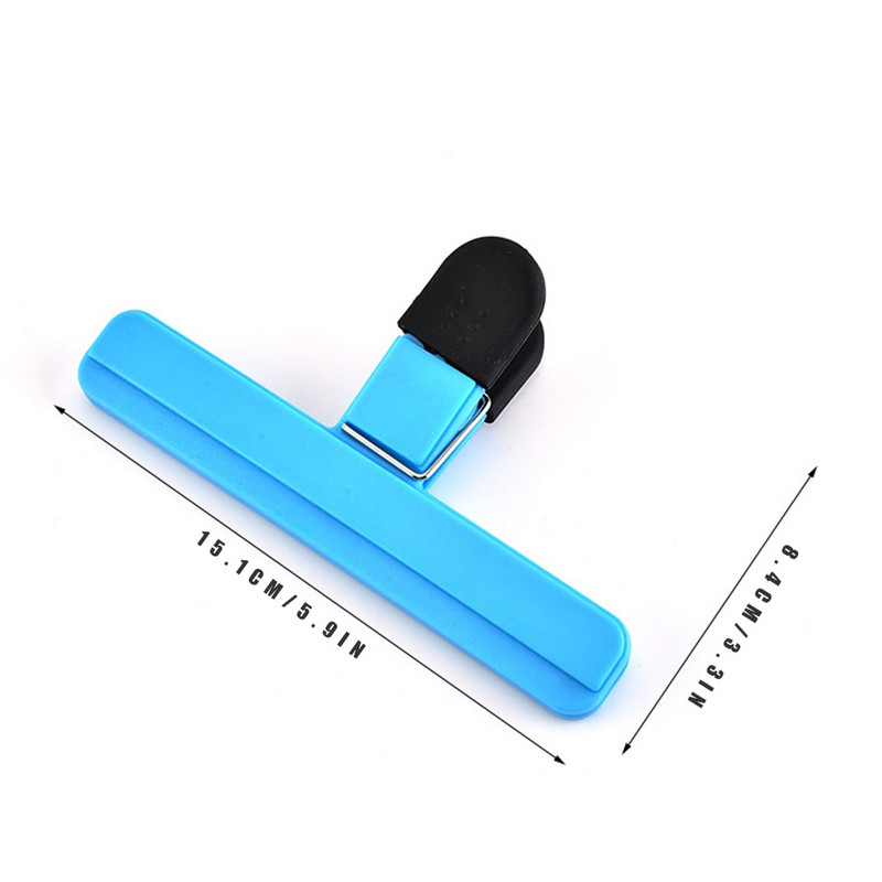 6db műanyag élelmiszer zárózsák csíptető friss nedvességálló burgonya chips képeslap zárókapcsok háztartási konyha kütyü.