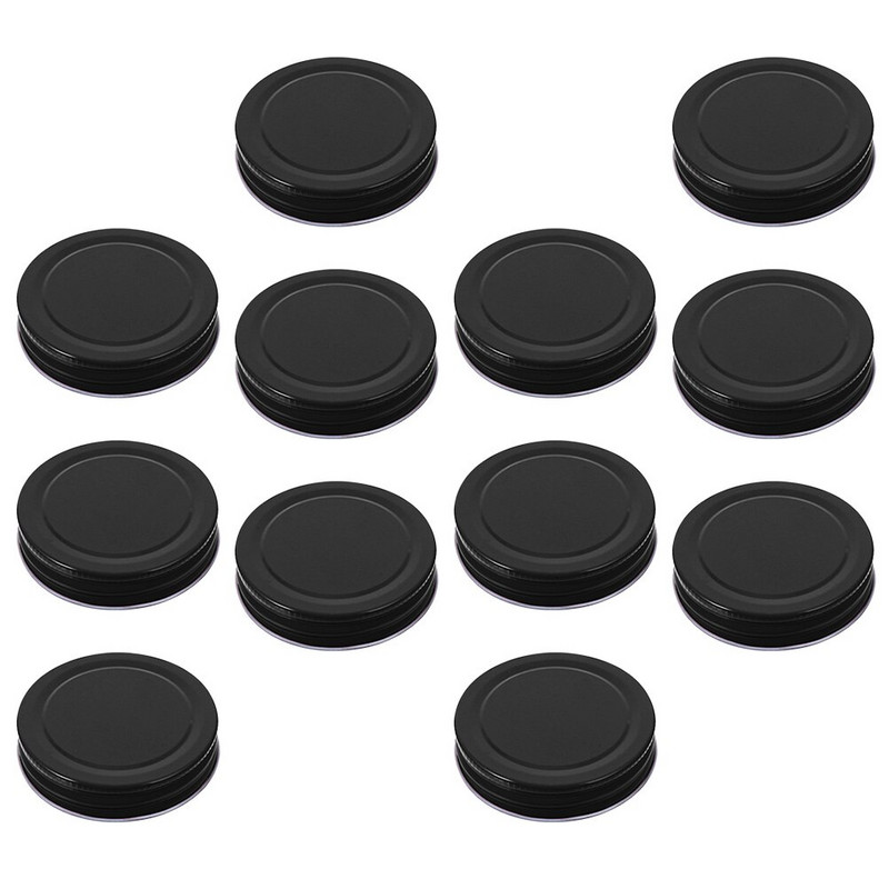 Капаци за буркани Mason Капачки за капаци за консерви Пръстени за уста Капак за буркани Може многократно метално широко херметично уплътнение Galss съхранение Безопасни капаци за сода