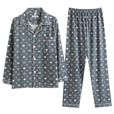 Pijamale bărbați din două piese - bluză și pantaloni