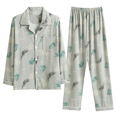 Pijamale bărbați din două piese - bluză și pantaloni