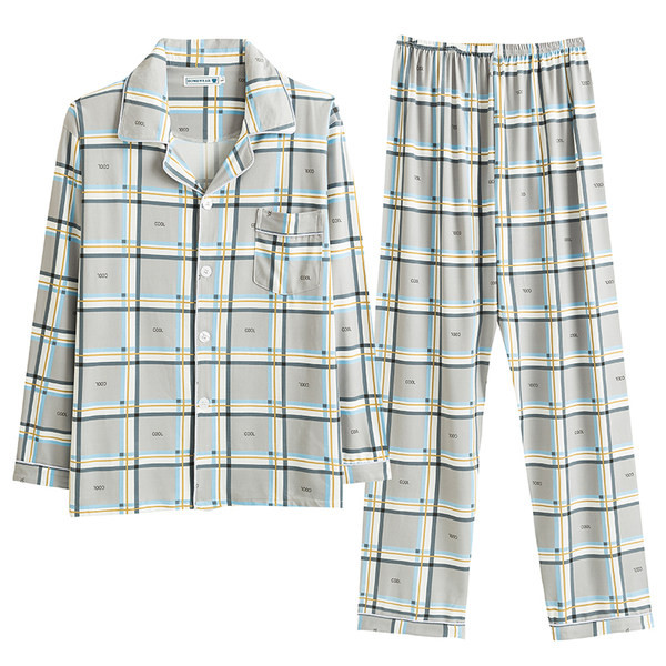 Pijamale bărbați din două piese - bluză și pantaloni