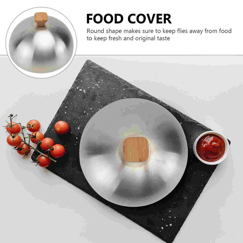 Kattekaas kuppelpanni küpsetusplaat aurutav praadsulatamine juustu praepann Universaalne ümmargune küpsetusgrill õlikindel roostevaba teras