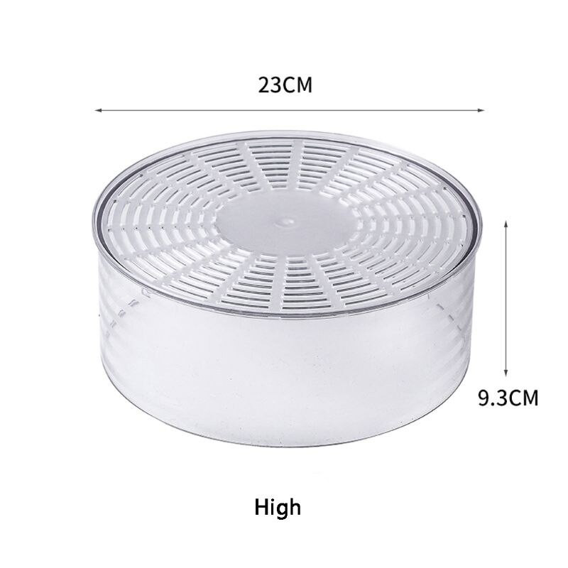 1Sekite skaidrus dulkėms atsparus maisto dangtelio izoliacijos miltų gaivesnis apsauginis dangtelis