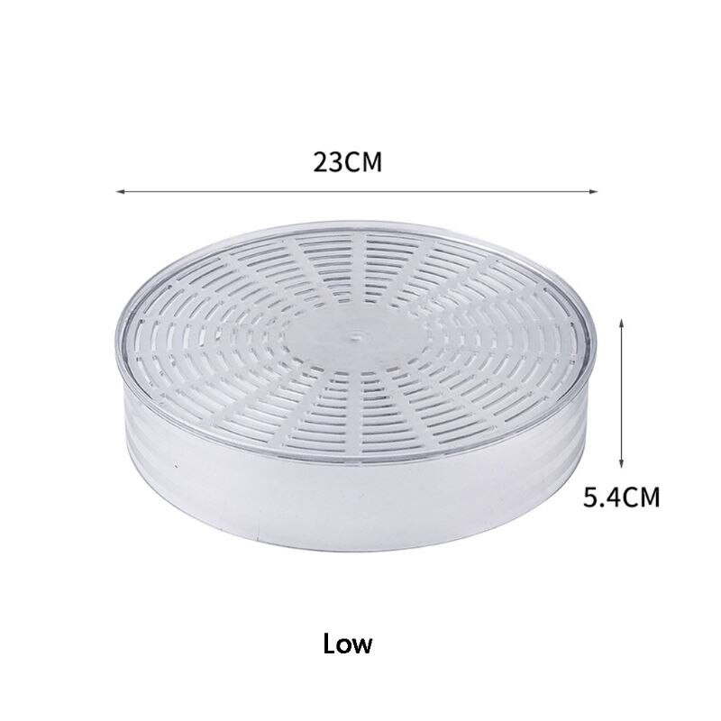 1Sekite skaidrus dulkėms atsparus maisto dangtelio izoliacijos miltų gaivesnis apsauginis dangtelis