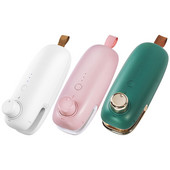 Ručný USB uzatvárač tašiek Nabíjateľný prenosný uzatvárač tašiek na plasty, mini ručný tepelný uzatvárač na potraviny