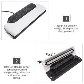 1 Σετ Vacuum Sealer Portable Useful Creative Machine Vacuum Automatic Pump Vacuum Sealer