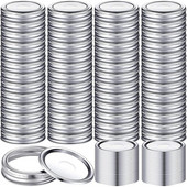 Комплект капаци и ленти за буркани за консервиране Раздвоени капаци с уплътнителни пръстени, капаци за буркани с обикновена уста, капачки за буркани за консервиране