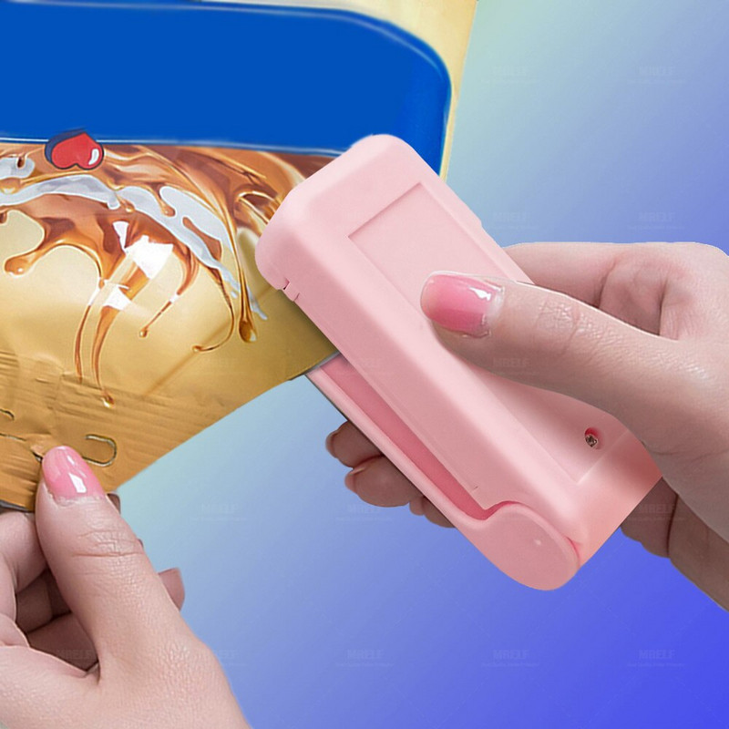 Mini toplinski stroj za zatvaranje vrećica Vreće za zatvaranje paketa Termalno plastično zatvaranje vrećica za hranu Prijenosni zavarivač za pakiranje Kuhinjski pribor