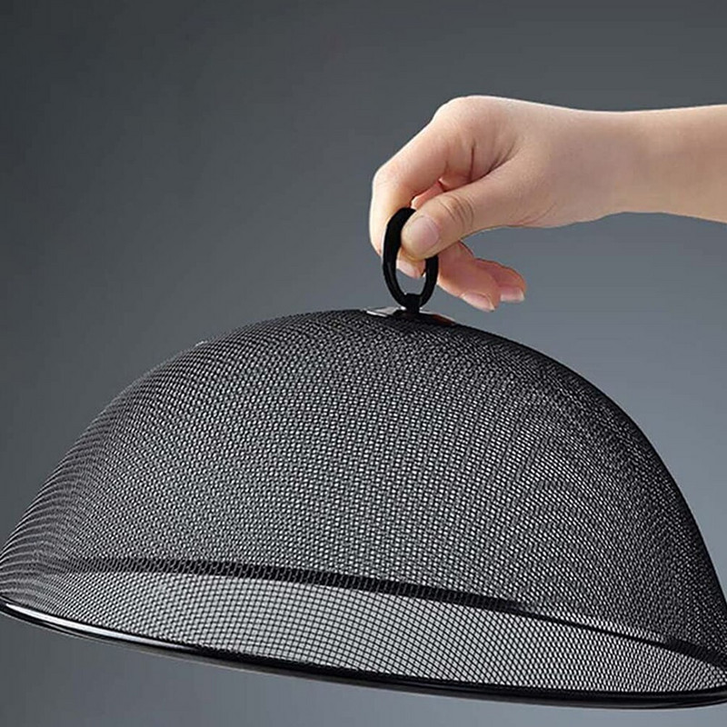 Poklopac Mreža Coversdome Metalni šator Mreža Zaslon Piknik Na otvorenom Posuda za muhe Nehrđajući čelik Vanjska zaštitna ploča za kolače