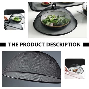 Cover Mesh Coversdome Metal Tent Net Screen Picnic Outdoor Outdoor Fly Dish Steel Stainless Cake Outside Protector Plate