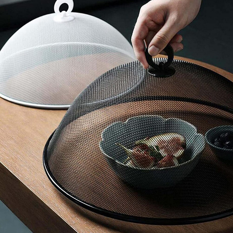 Poklopac Mreža Coversdome Metalni šator Net Zaslon Piknik Na otvorenom Posuda za muhe Nehrđajući čelik Vanjska zaštitna ploča za kolače