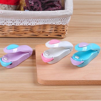 Snack Sealer Small Mini Plastic Sealer Packaging Οικιακή Πλαστική Σακούλα Συντήρηση Τροφίμων Σφραγιστικό κενού