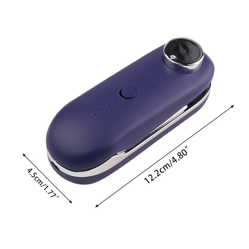 Mini prenosná taška, tepelná tesniaca páska, USB nabíjateľná ručná ohrievacia taška na skladovanie potravín, plastová tesniaca páska s klipom a magnetom