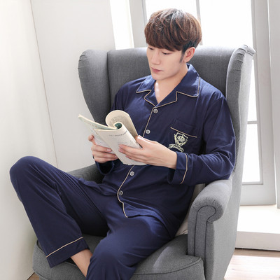 Vyriška laisvalaikio pižama ilgomis rankovėmis