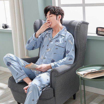 Vyriška laisvalaikio pižama ilgomis rankovėmis