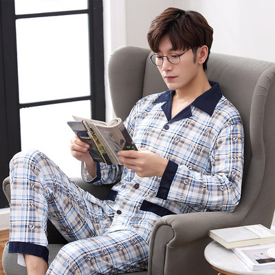 Vyriška laisvalaikio pižama ilgomis rankovėmis