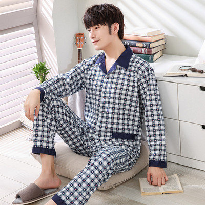 Vyriška laisvalaikio pižama ilgomis rankovėmis