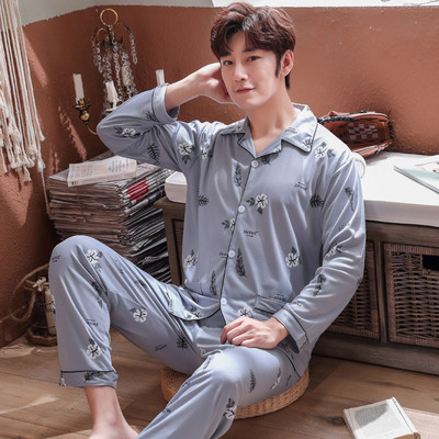Vyriška laisvalaikio pižama ilgomis rankovėmis
