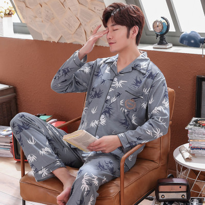 Vyriška laisvalaikio pižama ilgomis rankovėmis
