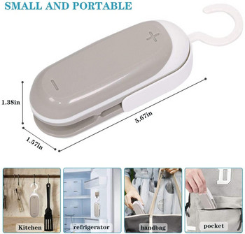 Wide Mouth Mason Jar Vacuum Sealer Vacuum Sealer Τσάντες για ρούχα με ηλεκτρική αντλία 1 Mini τσάντες αποθήκευσης τροφίμων και γεύμα σφραγίδας