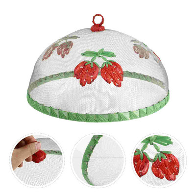 Acoperire plasă Huse pentru cort Dom Plasă de picnic Umbrellake Placă de fier metal Ecran În aer liber Servire în aer liber Protecții de căpșuni