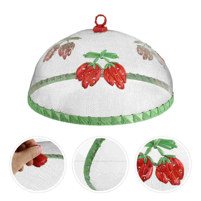 Acoperire plasă Huse pentru cort Dom Plasă de picnic Umbrellake Placă de fier metal Ecran În aer liber Servire în aer liber Protecții de căpșuni