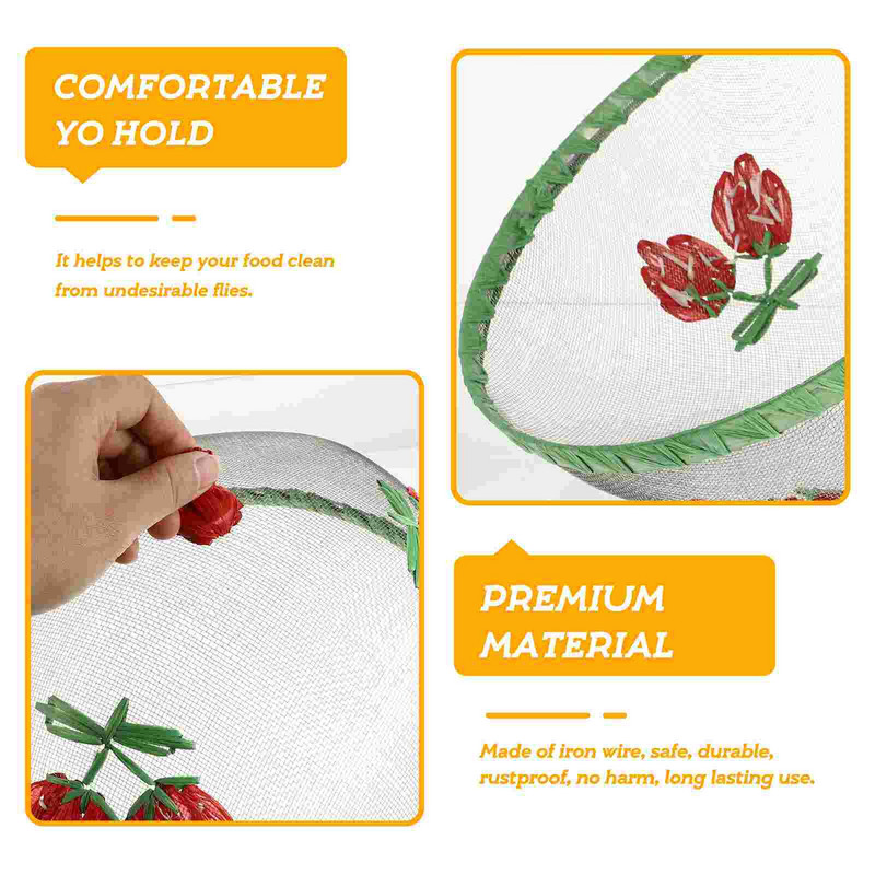 Acoperire plasă Huse pentru cort Dom Plasă de picnic Umbrellake Placă de fier metal Ecran În aer liber Servire în aer liber Protecții de căpșuni