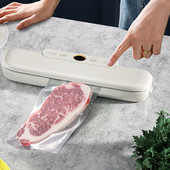 Mașină electrică de etanșare cu vid Mașină mică portabilă de etanșare cu vid pentru uz casnic, ușoară, automată, pentru accesorii de bucătărie de acasă