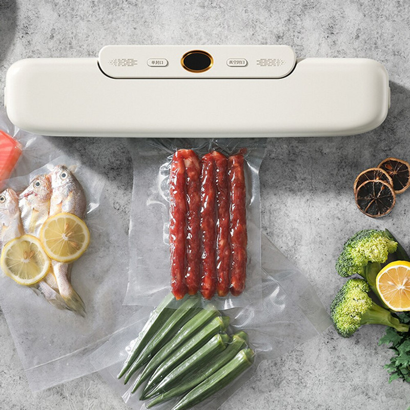 Mașină electrică de etanșare cu vid Mașină mică portabilă de etanșare cu vid pentru uz casnic, ușoară, automată, pentru accesorii de bucătărie de acasă