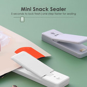 Tepelný zvárací stroj USB nabíjateľný mini zvárací stroj úložný vak klip mini zvárací stroj nálepka tesnenie na jedlo občerstvenie kuchynský gadg