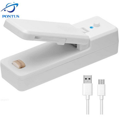 Sigilator de pachete Mini sigilatoare portabile Masina de sigilare saci cu vid pentru pungi de plastic Masini inchise pentru alimente Aparate de bucatarie