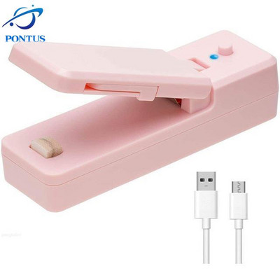 Sigilator de pachete Mini sigilatoare portabile Masina de sigilare saci cu vid pentru pungi de plastic Masini inchise pentru alimente Aparate de bucatarie