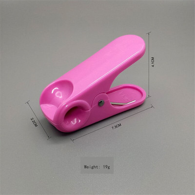 6 vnt / rinkinys Tvirtos plastikinės spaustukai ABS drabužių segtukai „pasidaryk pats“ kepimo laminavimo maišelio segtukas maistui laikyti Maisto virtuvės užkandžiai