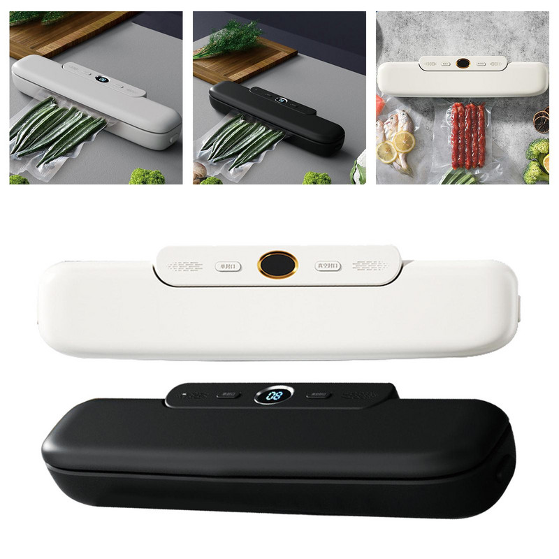 Prijenosni aparat za vakumiranje s punim kompletima Stroj za pakiranje brzo brtvljenje vrećica Skladištenje hrane Pakiranje grickalica Kuhinja Kući