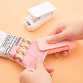 Prijenosni mini zatvarač Kućna toplinska vrećica Plastična hrana Grickalice Stroj za zatvaranje vrećica Pakiranje hrane Kuhinjske vrećice za pohranu Spojnice Veleprodaja