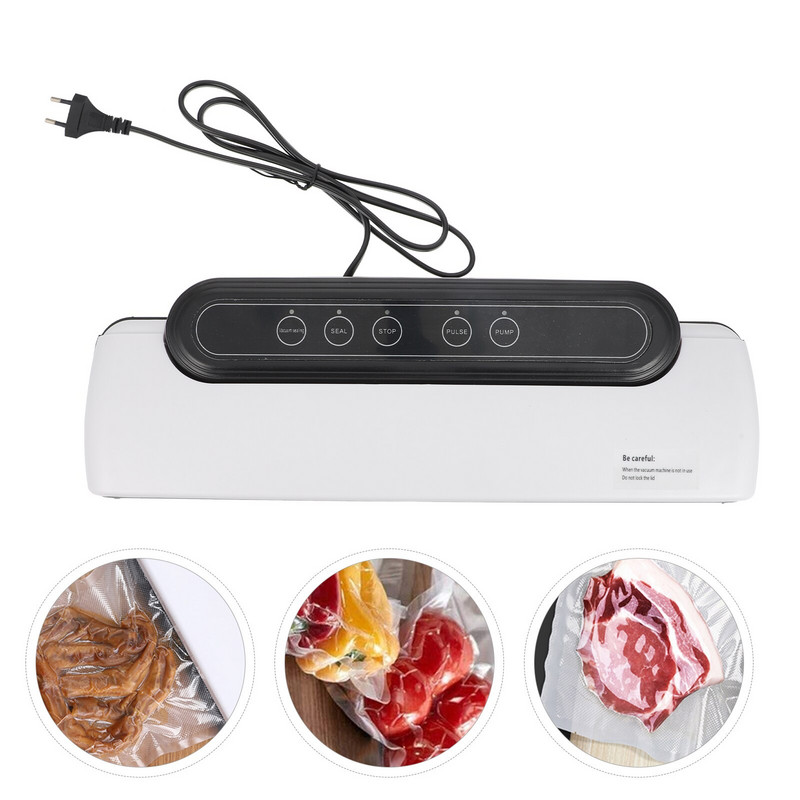 1 készlet vákuumtömítő kreatív Hasznos, praktikus automatikus vákuumszivattyús vákuumtömítő vákuumgép