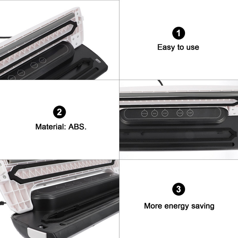 1 készlet vákuumtömítő kreatív Hasznos, praktikus automatikus vákuumszivattyús vákuumtömítő vákuumgép