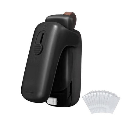 Mini sigilator de pungi, de uz casnic, mașină portabilă de resigilare a pungilor pentru pungi de plastic, gustări, depozitare alimente cu pungă de păstrare proaspătă