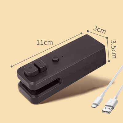 Mini stroj na uzatváranie plastových vreciek, úložný stroj na uzatváranie vreciek, prenosný uzatvárací stroj na balenie potravín, kuchynské pomôcky na občerstvenie