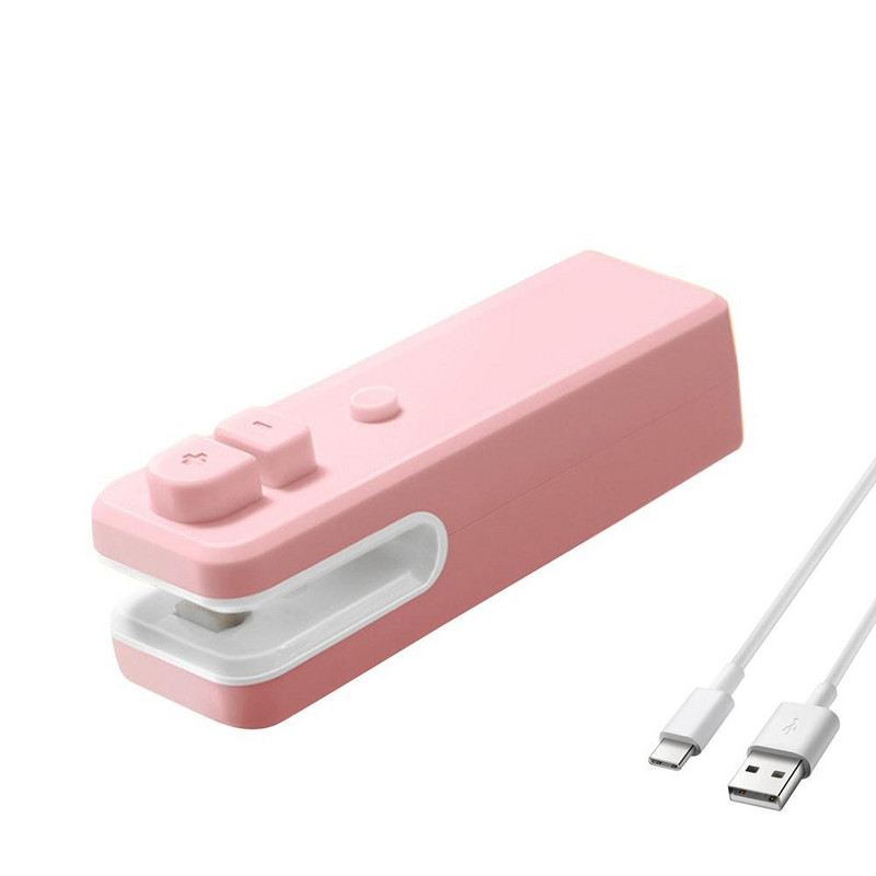 Mini stroj na uzatváranie plastových vreciek, úložný stroj na uzatváranie vreciek, prenosný uzatvárací stroj na balenie potravín, kuchynské pomôcky na občerstvenie