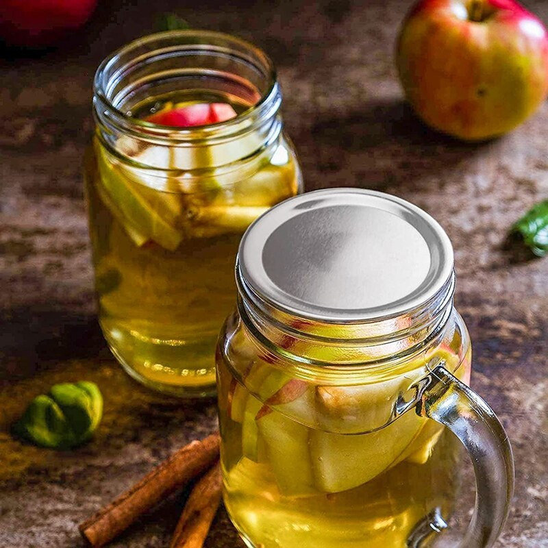 Capace pentru borcane pentru conserve cu gură largă pentru bile, borcane Kerr - tip split cu caracteristici rezistente la scurgeri și etanșare, capace pentru borcan Mason