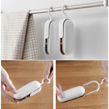 Κουζίνα Mini Sealer Portable Heat Sealer Πλαστική συσκευασία αποθήκευσης τσάντα εύχρηστα αυτοκόλλητα και σφραγιστικά σνακ τροφίμων