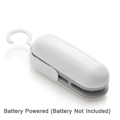 Mini uzatvárateľ tašiek 2 v 1, nabíjateľné cez USB, tepelné uzatvárateľné zariadenia, nabíjateľné na plastové vrecká, skladovanie potravín, prenosné uzatvárateľné klipy na vrecká