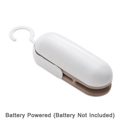Mini uzatvárateľ tašiek 2 v 1, nabíjateľné cez USB, tepelné uzatvárateľné zariadenia, nabíjateľné na plastové vrecká, skladovanie potravín, prenosné uzatvárateľné klipy na vrecká