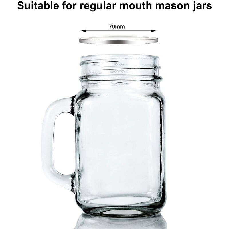 80 de bucăți capace pentru conserve cu gură obișnuită.