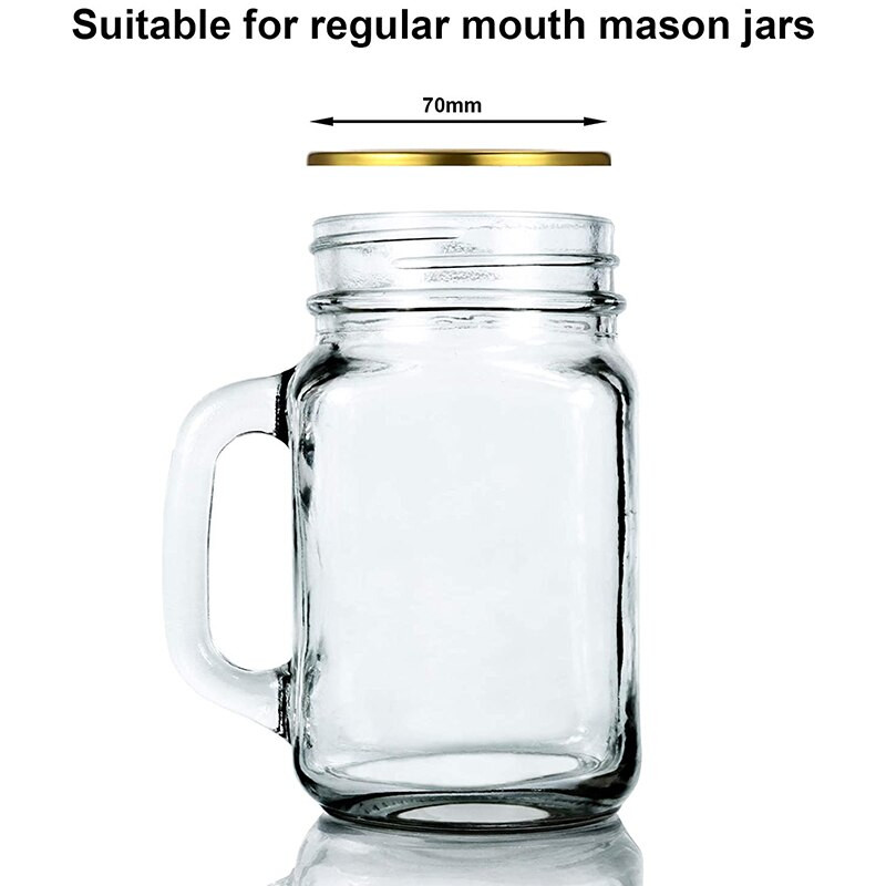 80 de bucăți capace pentru conserve cu gură obișnuită.