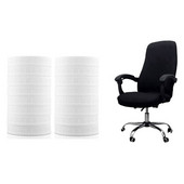 Poklopci od 16 staklenki sa širokim otvorom, plastični poklopci za pohranu s jednodijelnom navlakom za sjedalo s uredskim naslonom za ruke