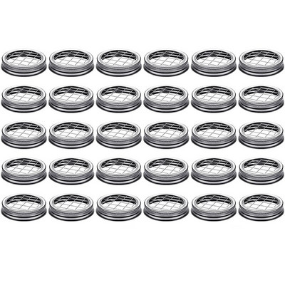 30 szett befőttes virágüveg békafedele Befőttesüveg fedelek szalmalyukkal Virág béka fedél betétes rácsfedél a normál szájüveghez