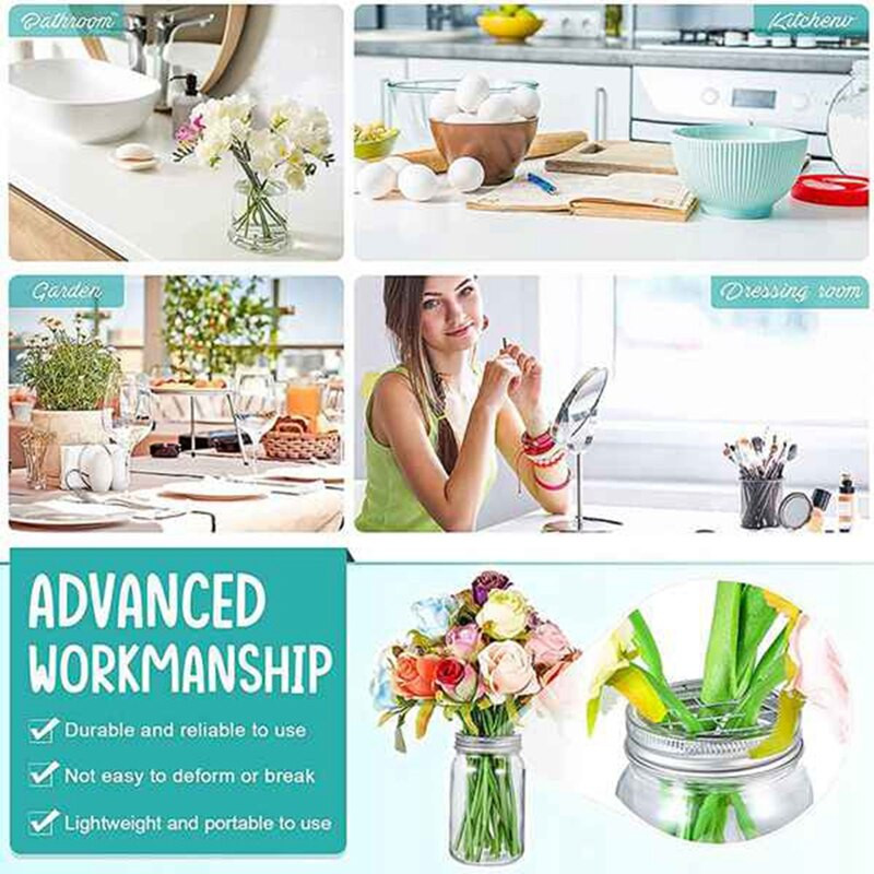 30 szett befőttes virágüveg békafedele Befőttesüveg fedelek szalmalyukkal Virág béka fedél betétes rácsfedél a normál szájüveghez